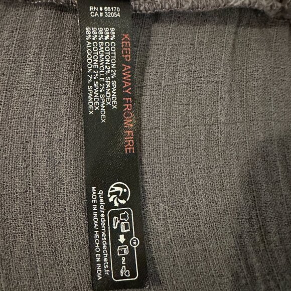 Free People - Free-est - Dana Crinkle Pants - Charcoal - XS-TP - Picture 7 of 7